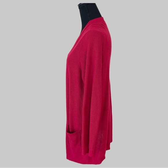 Torrid Cardigan Open Front Sweater in Red - Picture 5 of 16